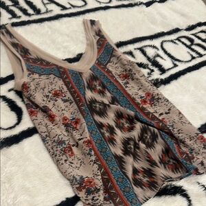 Floral Patterned Women's Top
